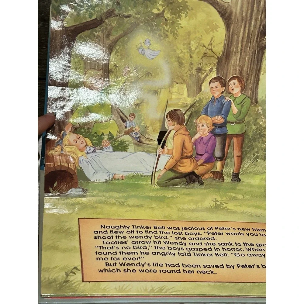 VINTAGE PETER PAN POP-UP BOOK‎ 1996 Edition